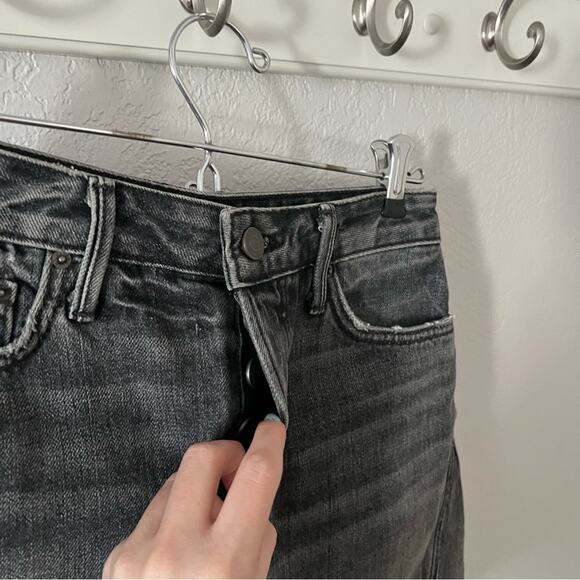 GRLFRND Eva Denim Mini Skirt in Silver Spoon Wash - Picture 5 of 10